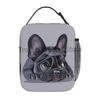 Французский бульдог щенок мордашка изолированный ланч-бокс для работы школы пикника многоразовый портативный термохолодильник ланч-бокс для женщин и детей