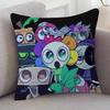 GAME Dandys World Cartoon Series Square Pillowcase Soft Waist Sofa Cushion Cover Bedroom Room Pillowcase