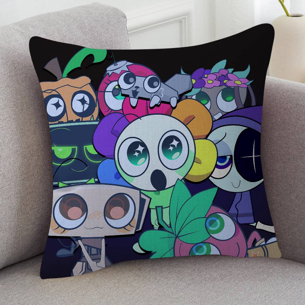 GAME Dandys World Cartoon Series Square Pillowcase Soft Waist Sofa Cushion Cover Bedroom Room Pillowcase