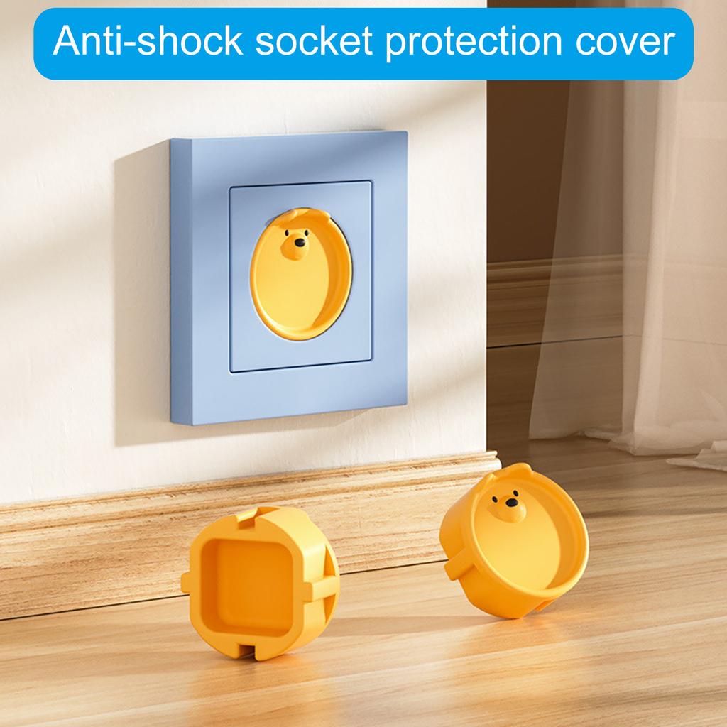 Защитные колпачки для розеток с защитой от детей, силиконовый пылезащитный чехол, защитная крышка для розеток с защитой от детей для вилок ЕС
