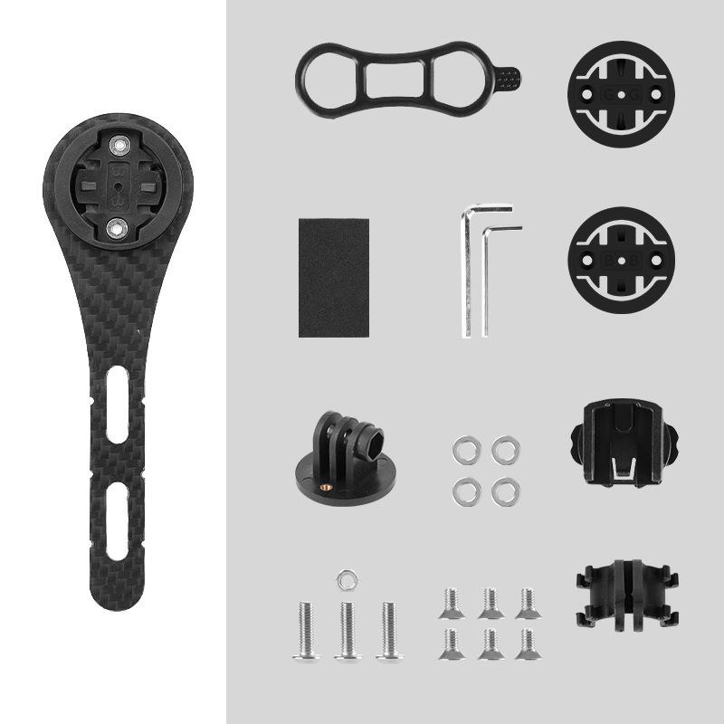 Держатель для велосипедного компьютера из углеродного волокна, крепление для велосипедного компьютера на руль, держатель для велосипедного спидометра для Garmin