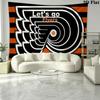 Philadelphia Flyers Logo Wall Tapestry Aesthetic Wall Hanging Printed Fabric Blanket Decorative Tapestries for Bedroom Living Room Home Decor