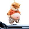 Chubby Cat Dog Animal Car Decoration Acrylic 2D Car Accessories Rearview Mirror Hanging Auto