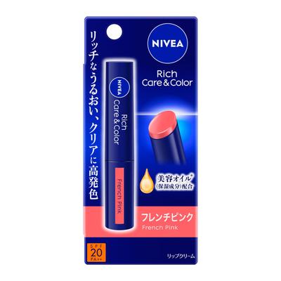 NIVEA Rich Care Color Lip French Pink 2 г &