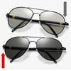 Classic Polarized Uv400 Photochromic Sunglasses Men Women Luxury Pilot Sun Glasses Vintage Unisex Driving Riding Goggle Shades