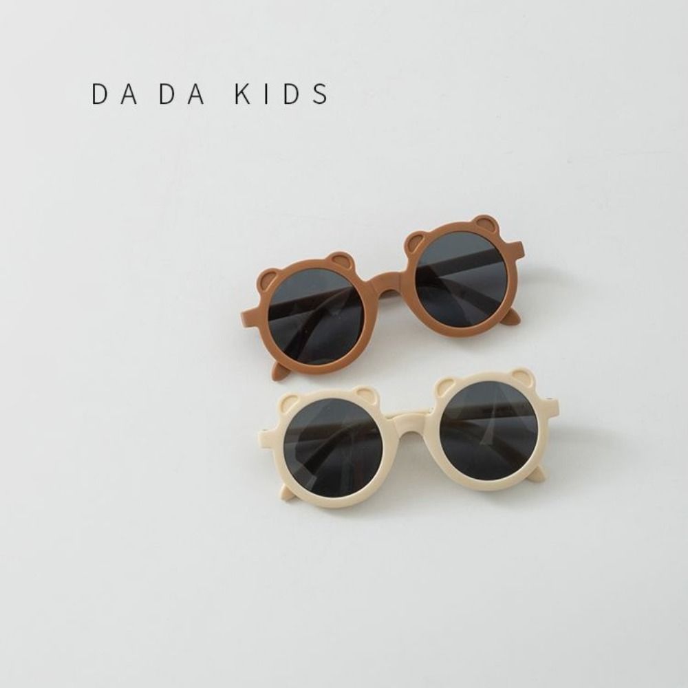 Bear Shape Children's Glasses Plastic Eyewear Accessories Light Weight Foldable Glasses Kids