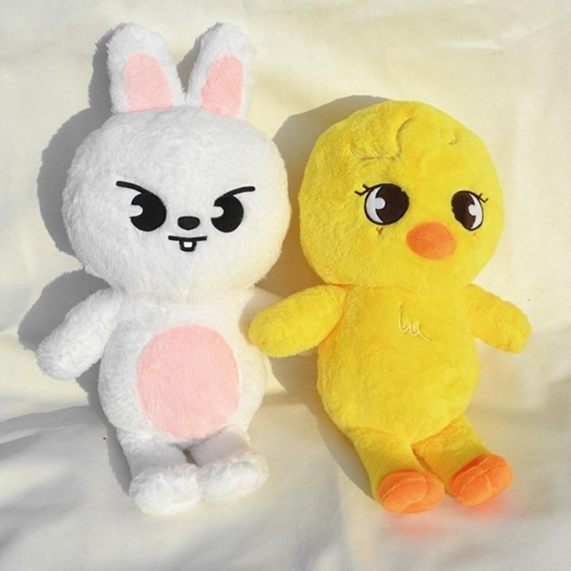 50 см Kpop Stray Kids Skzoo Plush Toy Wolfchan Kawaii Cartoon Stuffed Animal Plushie Doll Large Size Kids Babies Sleep Pillow