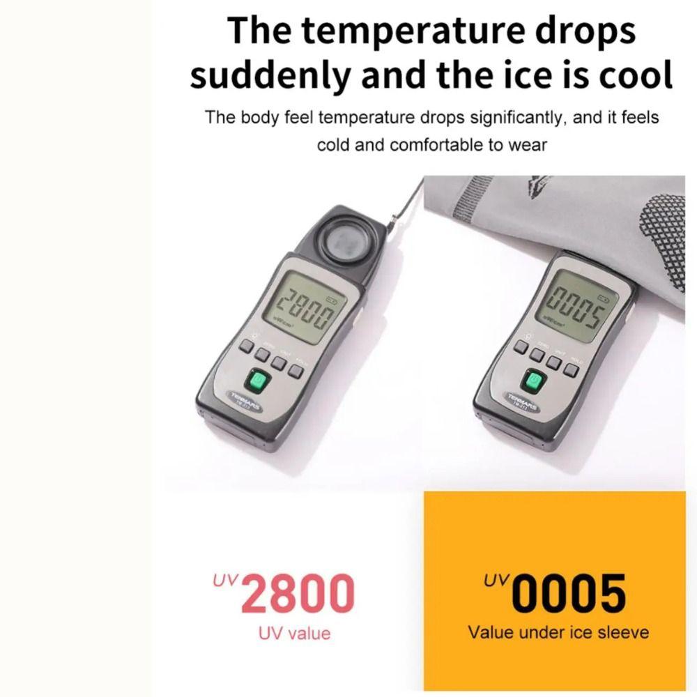 2Pcs Quick-drying Men's Sports Arm Guards Ice Silk Cooling Sleeves Cover New Sunscreen Sleeves