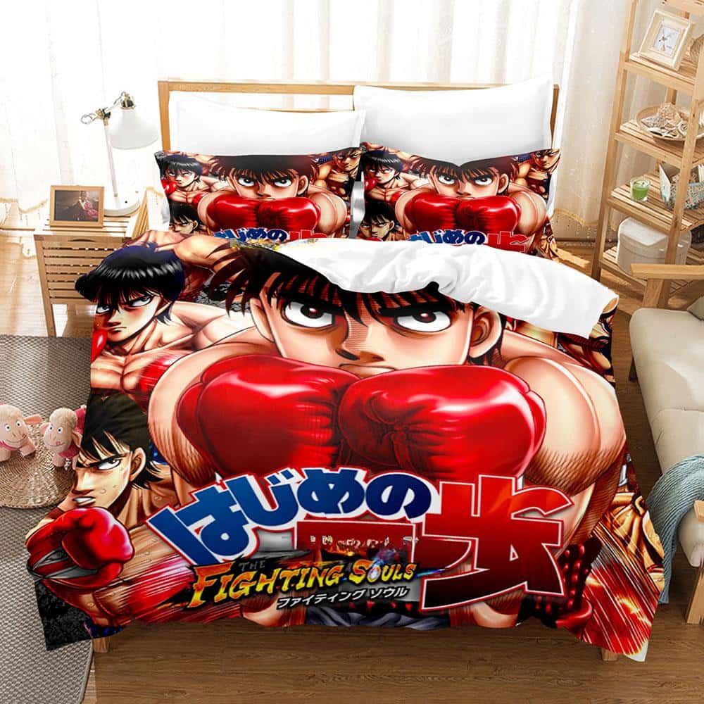 Новое Аниме Hajime No Ippo Постельное Белье Пододеяльник Одеяло Комплект для Кровати Покрывало Наволочка Королевский Размер Квин Размер Полуторный Размер Мальчики Девочки Взрослые
