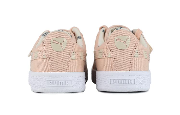 Детские кроссовки Puma Basket Canvas для малышей 'TIme 4 Change - Розовый песок'