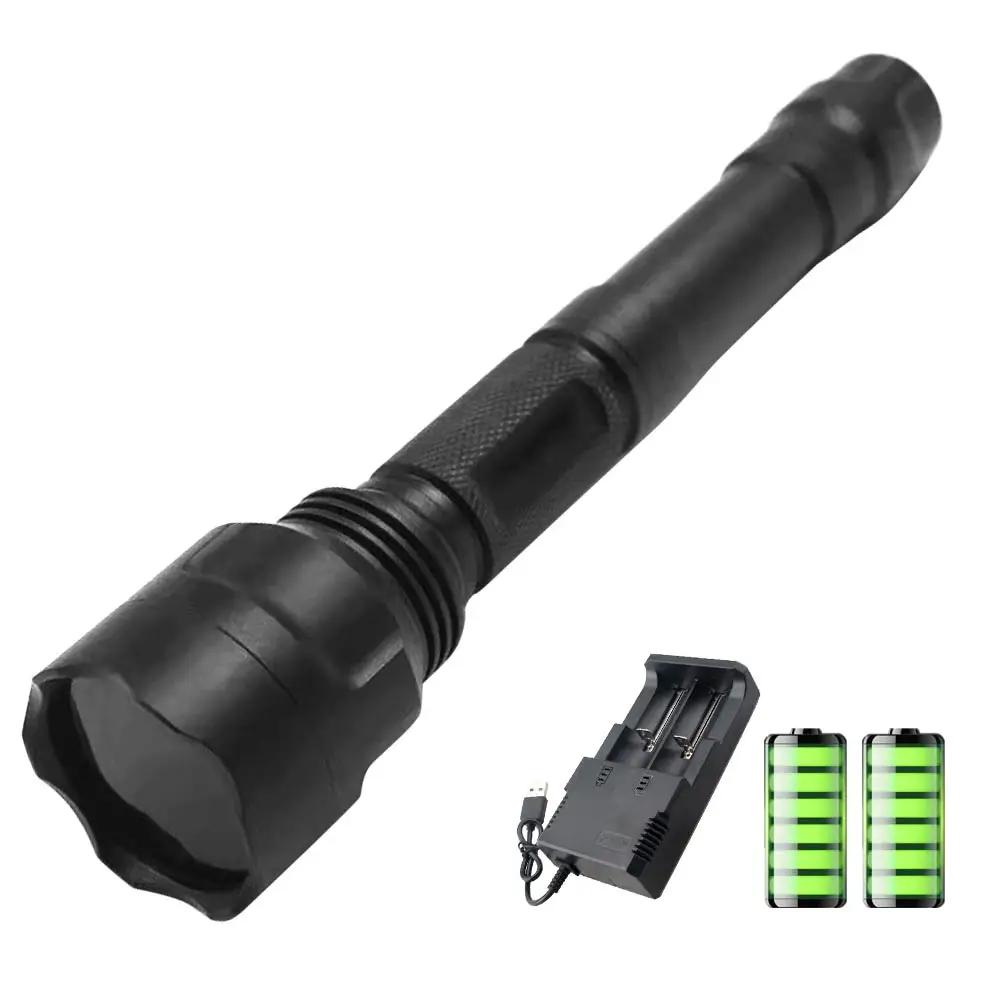 365 нм УФ-фонарик USB-аккумулятор C8 фиолетовый черный зеркальный ультрафиолетовый фонарик Домашние животные Моча кошачий опоясывающий лишай Деньги Руда Обнаружение скорпионов