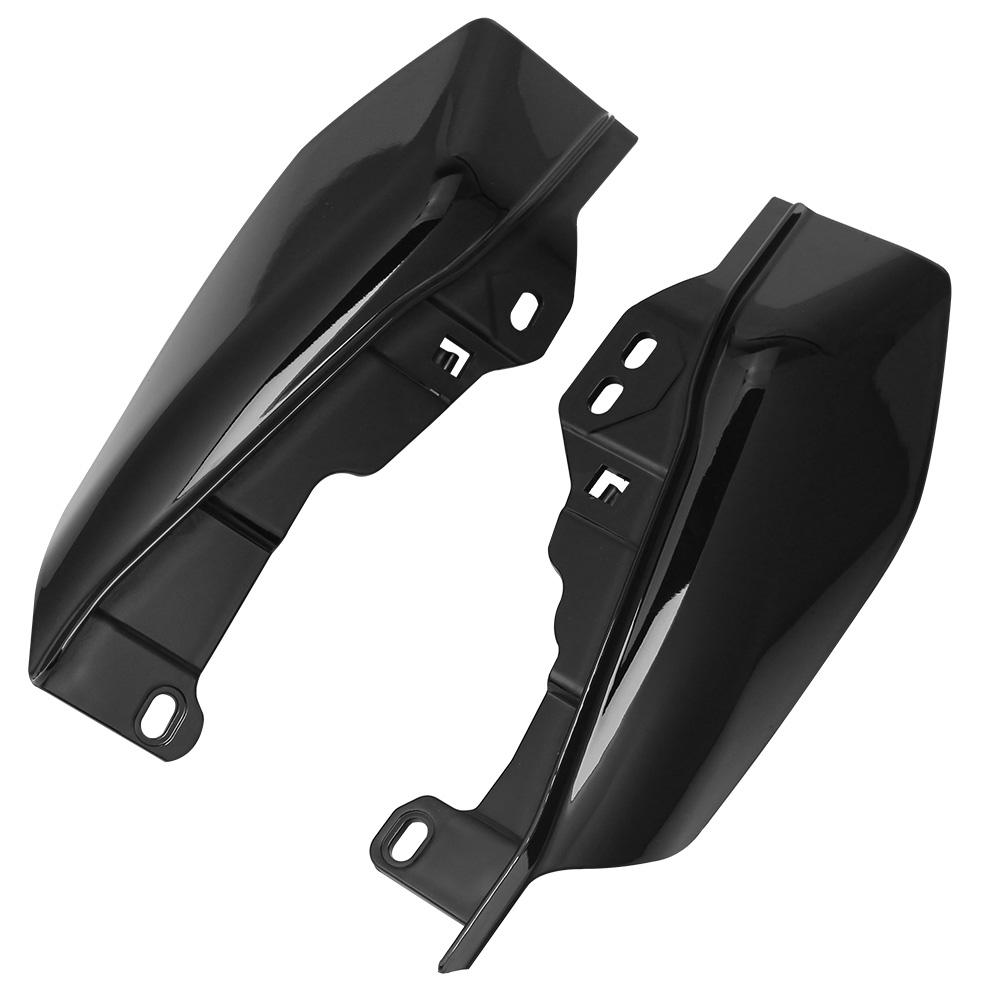 Motorcycle Black/Chrome Mid-Frame Air Heat Deflector Fairing For Harley Touring Electra Glide Street Road Glide CVO 2017-2022