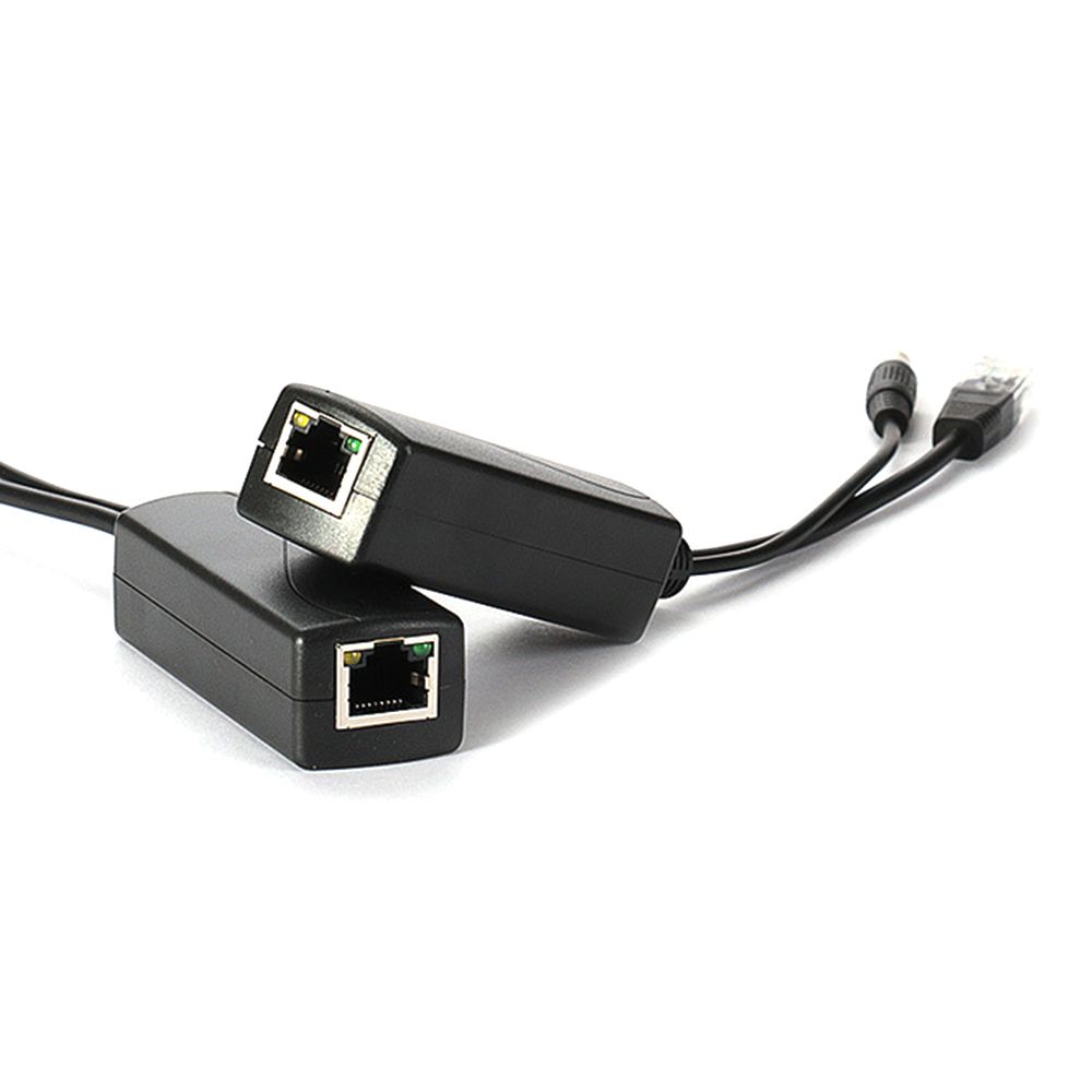 POE 48V To 12V IEEE802.3AF/AT Camera Connector Ethernet Adapters POE Switch Active POE Splitter