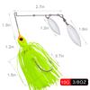 Spinnerbait Fishing Lures Bass Fishing Lure Spinner Baits Kit Hard Metal Buzzbait Spinnerbait Jigs For Bass Pike Trout Salmon 10g/14g