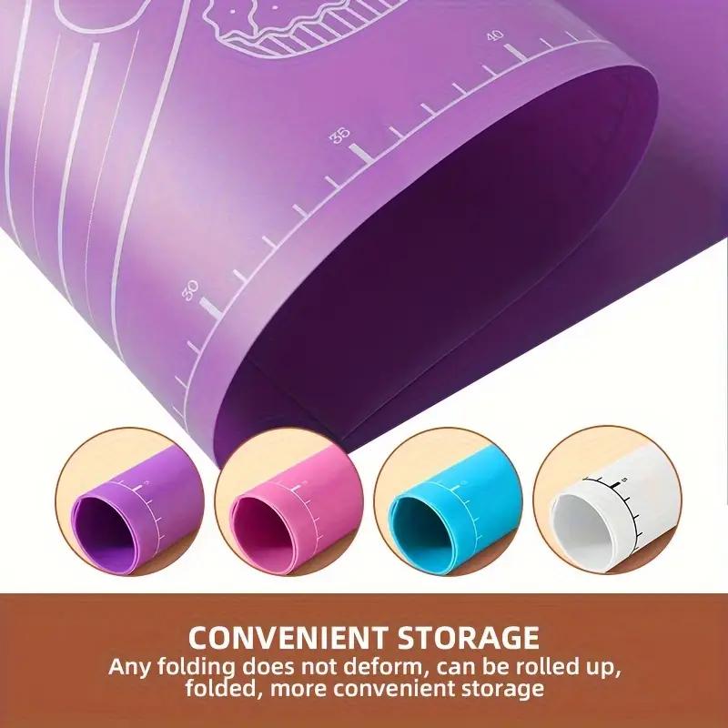 1 многофункциональный антипригарный силиконовый коврик для выпечки - идеально подходит для пиццы, печенья, идеальный праздничный кухонный гаджет, прочный материал EVA, силиконовые формы для выпечки