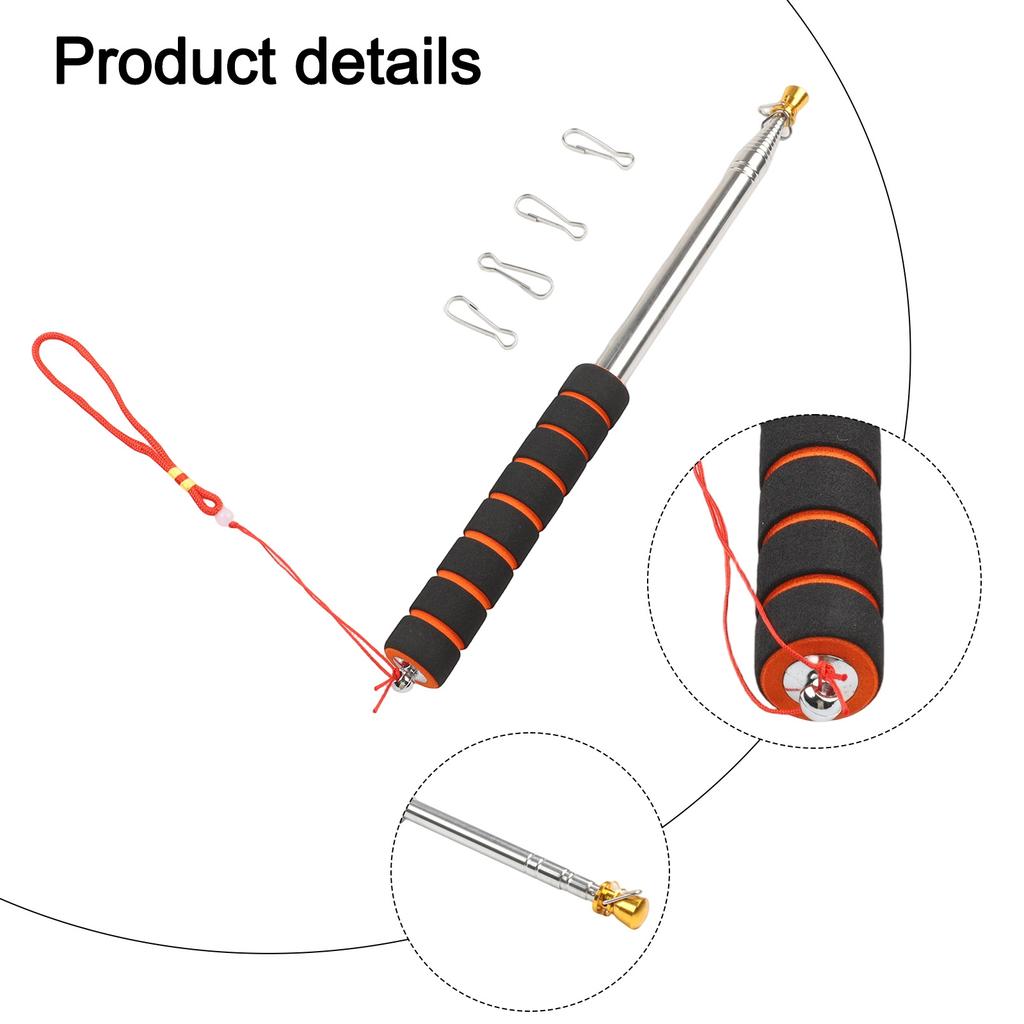 Портативный флагшток 3 метра телескопический ручной флагшток складной для хранения легкий и компактный прочная конструкция