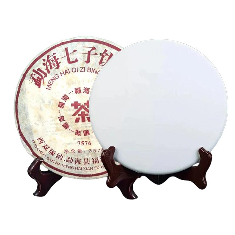 357 г китайский чай пуэр из провинции Юньнань, модель для самостоятельной свадебной вечеринки, антикварная полка, украшение с узором, без упаковки, модель