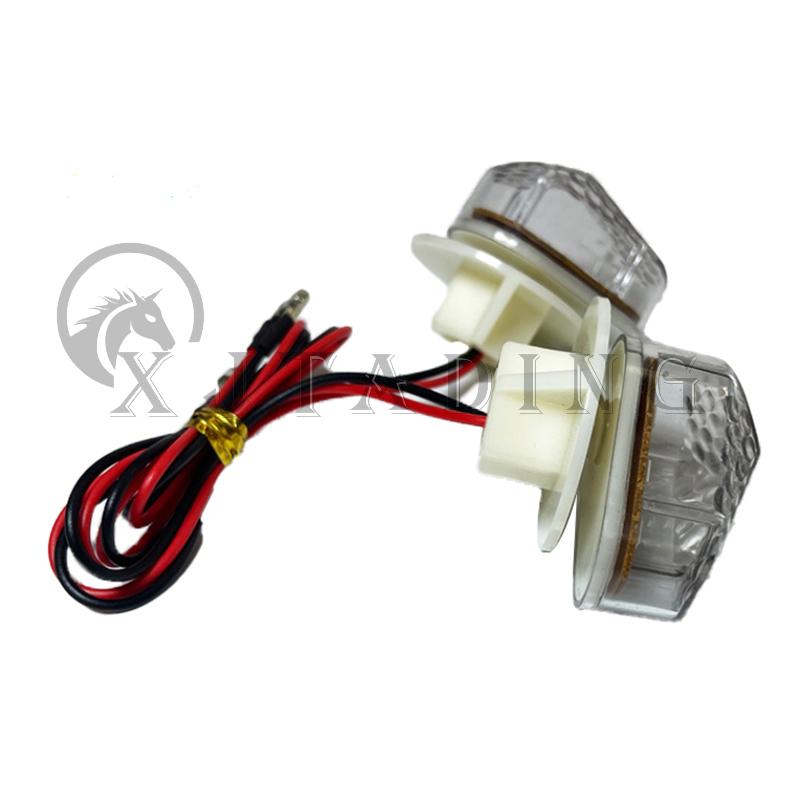 Flush Mount LED Indicator Light Moto Flashing For Yamaha YZF R1 R6 YZF R6S FZ1S FAZER 1000 FZ6S FAZER 600 Motorcycle Turn Signal