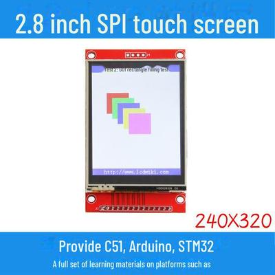 Модуль ЖК-экрана SPI 2,8", 240x320 TFT, последовательный дисплей ILI9341, несенсорный
