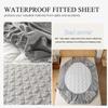 Waterproof Cotton Thick Mattress Cover Protector Breathable Adjustable Bed Cover Soy Fiber Quilted Fitted Sheet 100/120/160/200