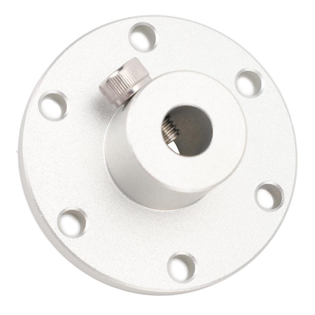 Flange Shaft Coupling 10mm Aluminum Stable Connection Hub Mounting Shaft Coupling for 14041 Wheels