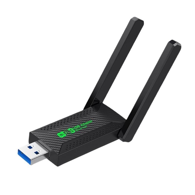 Fast Speed USB  WiFi Adapter, 1200Mbps 5G/2.4G Networking Adapter for Desktop Laptop PC