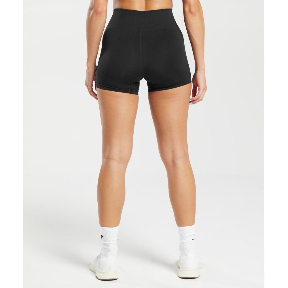 Gymshark Повседневные бесшовные шорты черного цвета B6a8m Bb2j