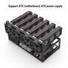 Open Air Mining Rig Frame Computer Case Holder For 8 GPU Graphic Card Coin Miner