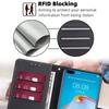 Чехол-кошелек с защитой от кражи RFID для Honor 50 10X Lite 7A 7C 8A 8S 9A 9X Huawei P Smart Z 2019 2021 Чехол Кобура из искусственной кожи 6 слотов для карт Бампер для телефона