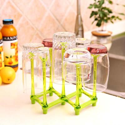 1 шт. Складная домашняя подставка для стеклянных стаканов, органайзер для сушки кружек, держатель-подставка на семь стаканов, для дома