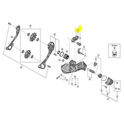 SHIMANO Комплект запасных частей для оси B Y3FC98010 (Для нормального) RD-RX805-GS RD-R8050-GS RD-R8050-SS RD-RX815 RD-RX817