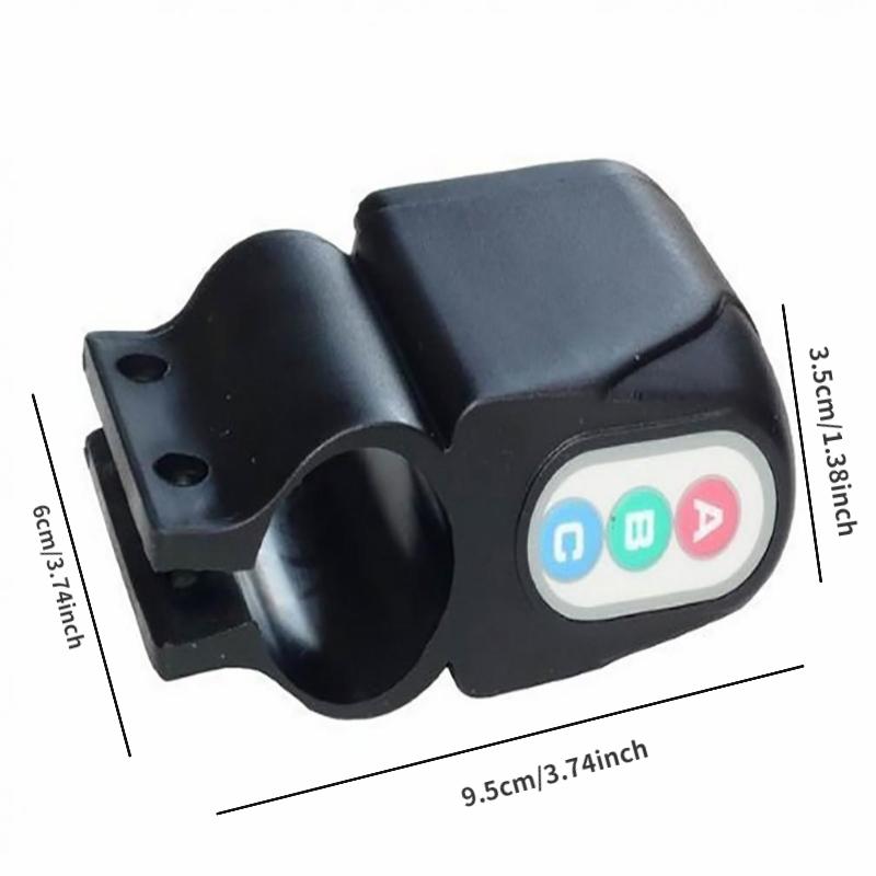1PC Bike Alarm Lock Remote Control Antitheft Bicycle Bike Alarm Alerter Super Loud Rainproof Burglar Alarm