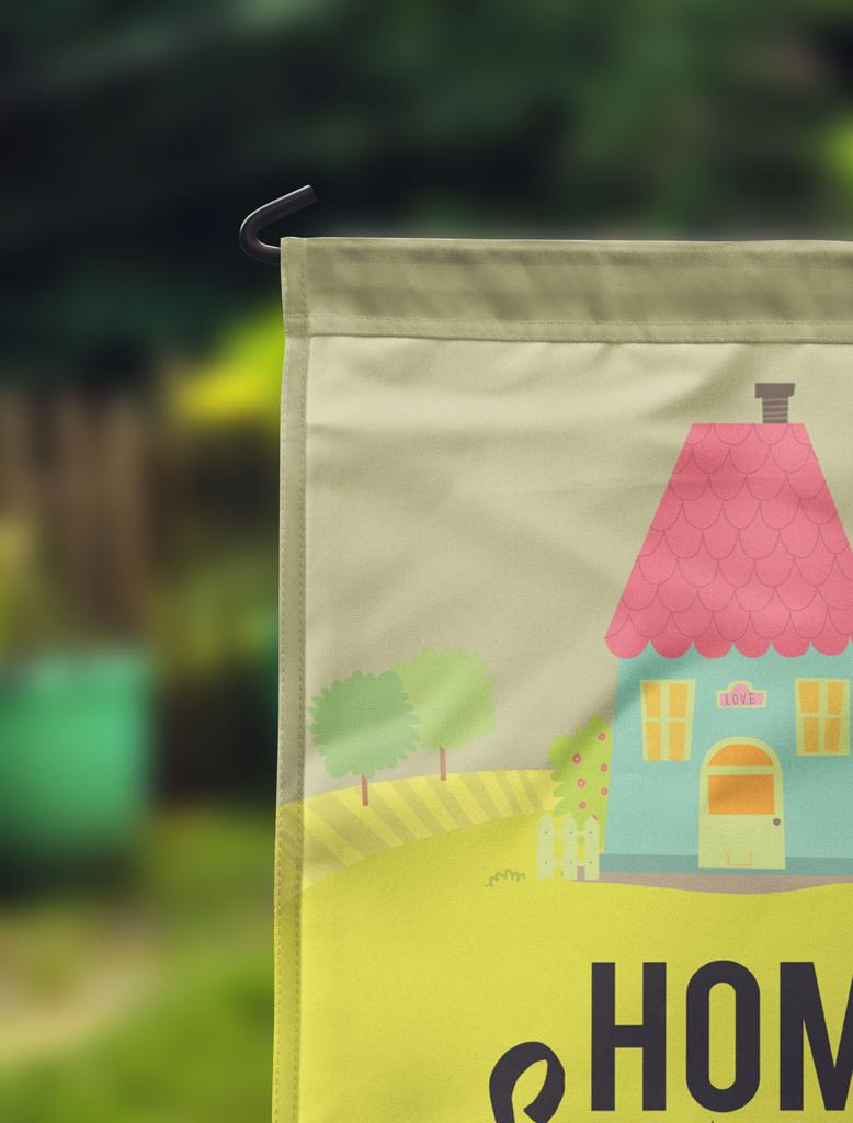 Printtoo Tan Home Sweet Home Garden Summer 12.5""x18"" Двусторонние флаги Флаг для кемпинга