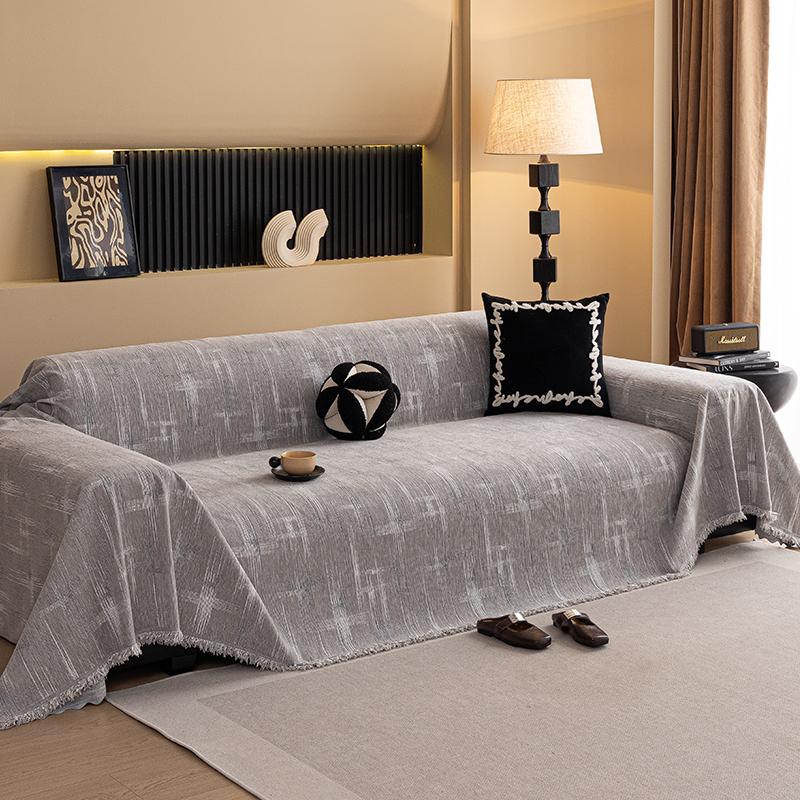 Чехол на диван с кисточками для дома, чехол-одеяло для диванов в гостиной, чехол на сиденье дивана, 3-местный диван, чехол-одеяло для дивана, бежевый