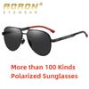 aoron More Than 100 Colors Polarized Sunglasses for Men Women Fashion Design Metal Frame Outdoor UV400 Anti Glare Driving Glasses