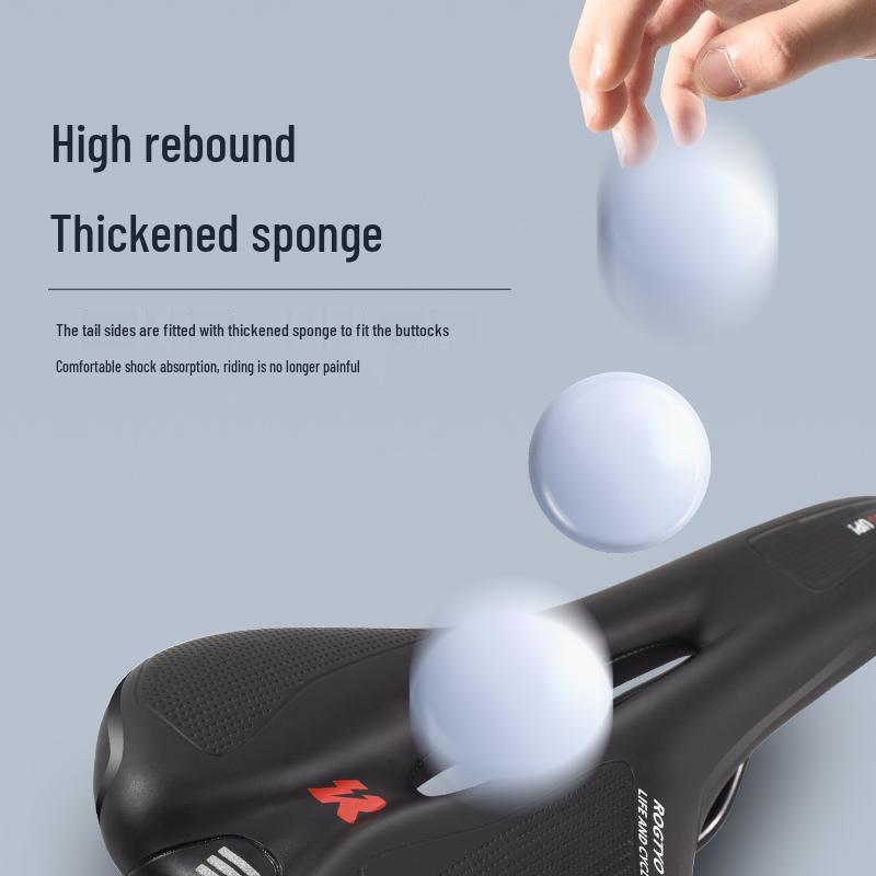 Супермягкое силиконовое амортизирующее седло для велосипеда - Защита от боли в ягодицах для горных и шоссейных велосипедов