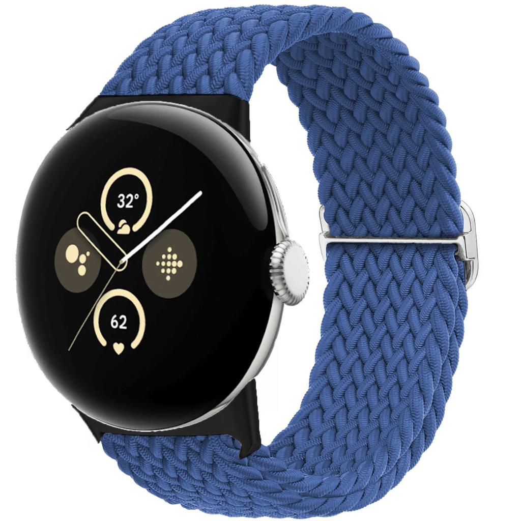 Braided Solo loop for Google pixel 3 4 2 band Accessories Smartwatch Elastic Adjustable Nylon correa bracelet Pixel Watch Strap