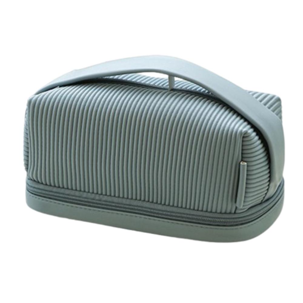 Чехол для туалетных принадлежностей из искусственной кожи, большая вместимость, сумка для хранения в ванной, дорожные аксессуары