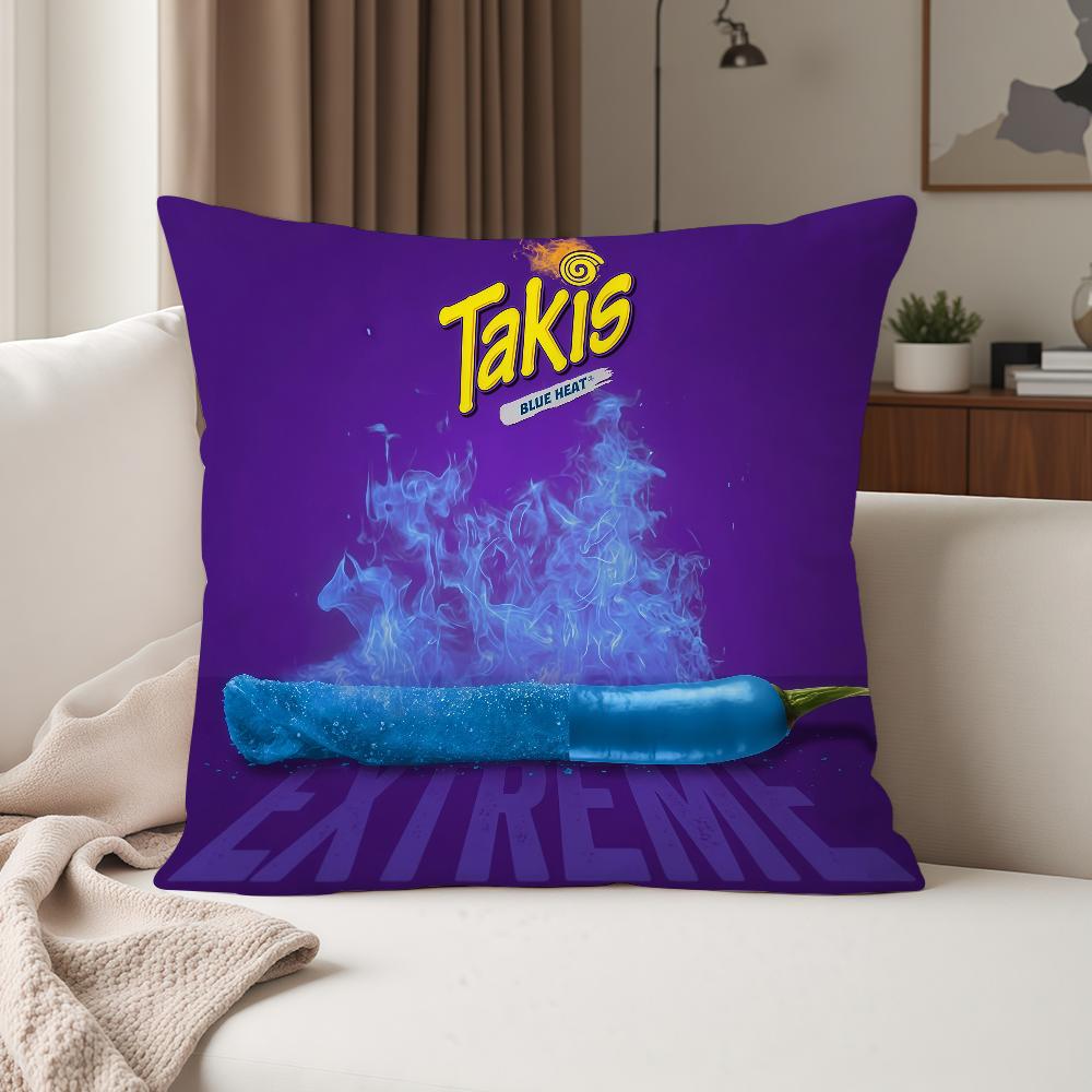 Chili Pattern TTakis Chips Pillow Case Suitable For Bedrooms Living Rooms Cars Home Decoration