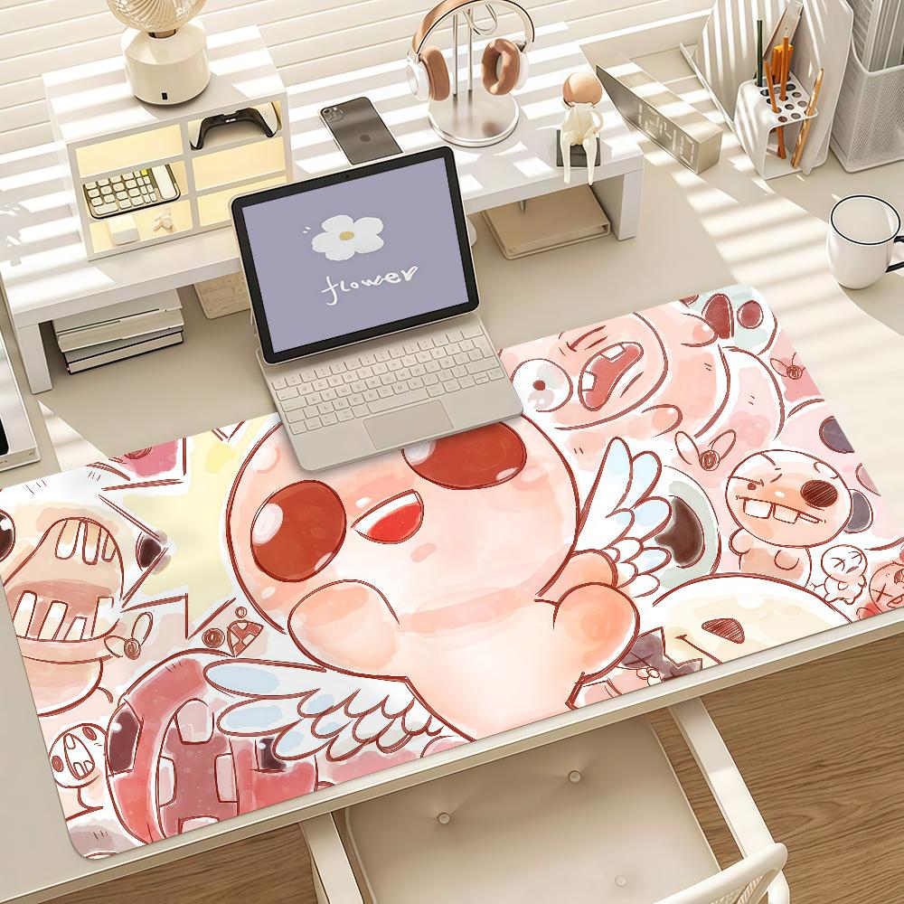 Игровой Коврик для Мыши The Binding Of Isaac с Противоскользящей Резиновой Кромкой, Утолщенный Коврик для Игрового Стола Ноутбука