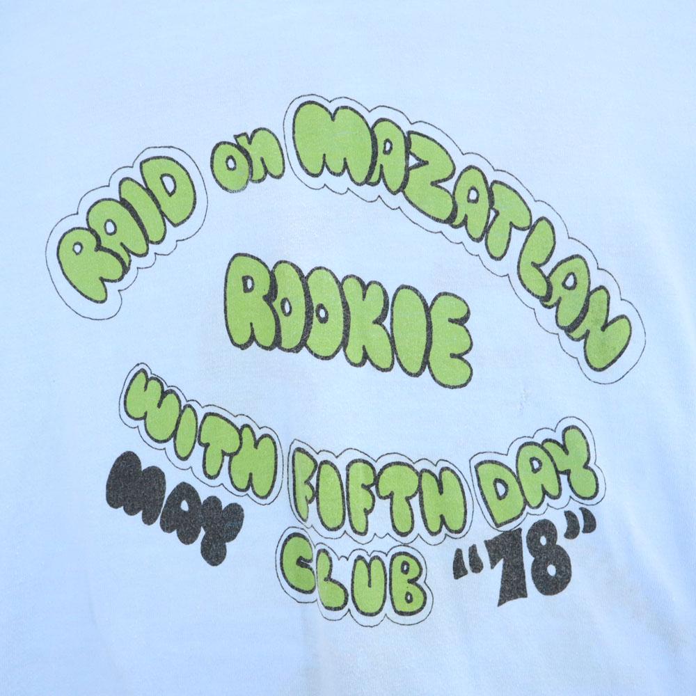 HANES 70s Vintage Orange Tag Made In USA Short Sleeve T-shirt M Men's Used