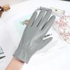 Sheepskin Gloves Women's Winter Fleece-lined Warm Short Driving Cycling Sheepskin Touch Screen Gloves Women's Cute Thin Hand Rep