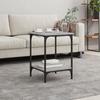VidaXL Coffee Table Sonoma Grey 40x40x55 Cm Engineered Wood 832826