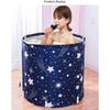 Folding Bath Tub, No Installation Required, Round Children's Household Bath Tub, Foldable Bath Tub