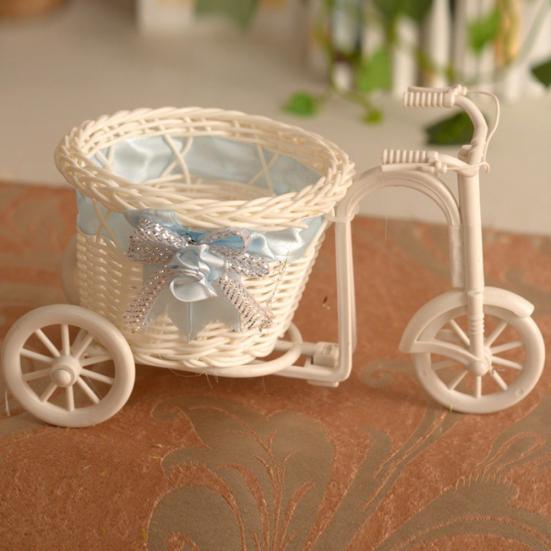 Цветочная корзина в виде велосипеда