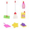 Broom Brush Pretend Play Cleaner Tools Simulation Housekeeping Playset  Kids Gifts