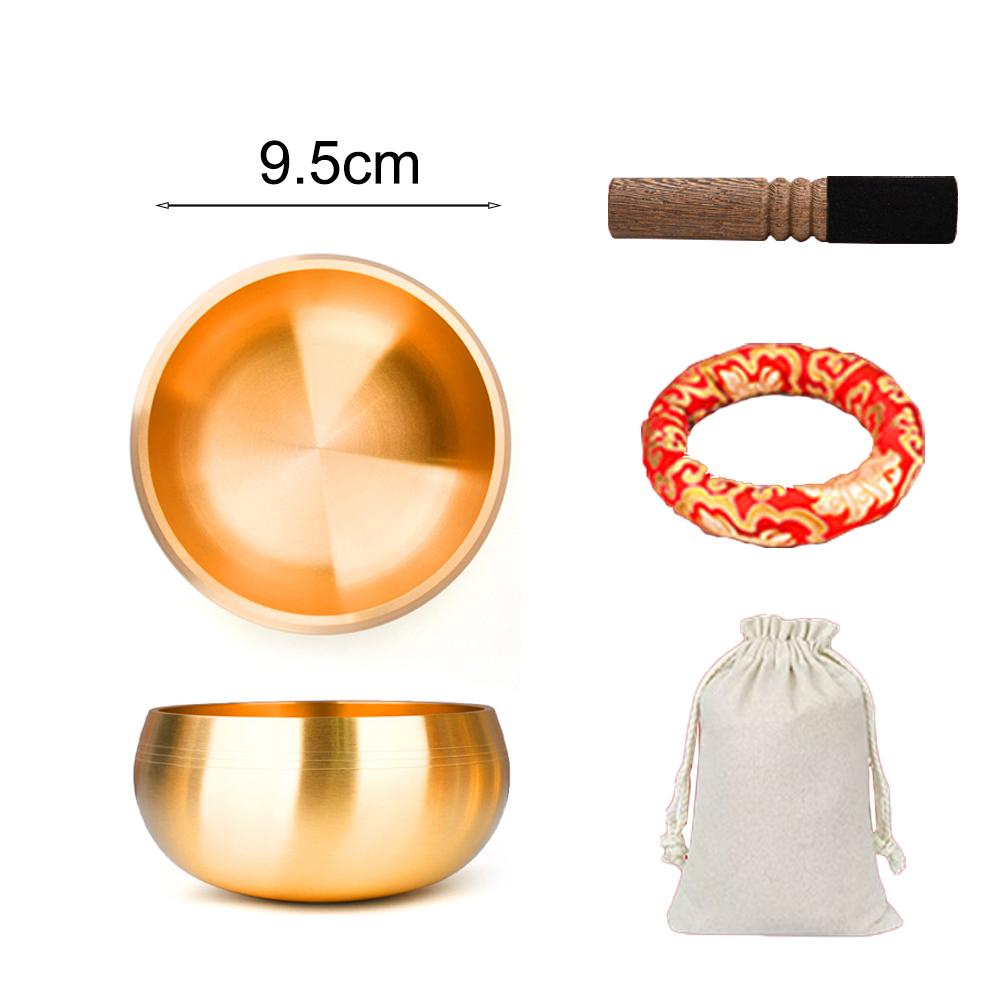 Санскритская чаша Непал Тибет Будда Тибетская поющая чаша Йога Медитация Чаша для пения Латунный колокольчик Музыкальная терапия