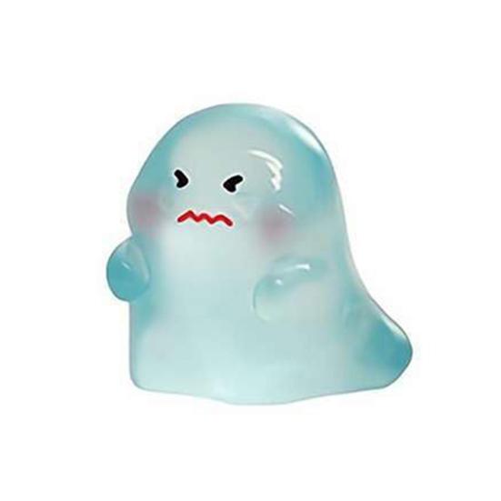 1/6/24/36Pcs Halloween Ghost Figurine Glow-in-the-dark Mini Cartoon Ghost Statue Luminous Miniature Ghost Ornament Desktop Decoration