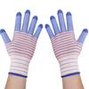 6Pair Breathable Work Gloves Thorn Proof Non-Slip Wear-Resistant Nylon Industrial Gloves Striped Anti-Static Gardening Gloves