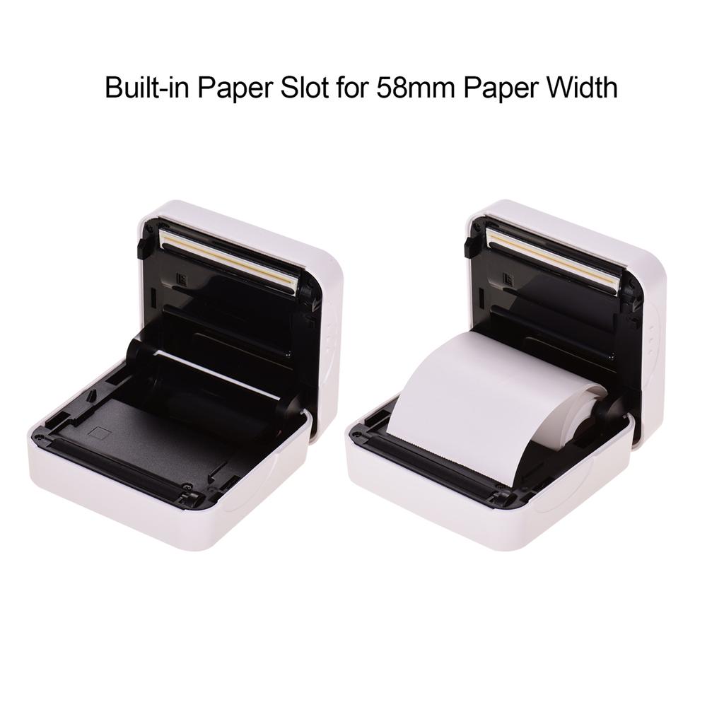 Принтер для этикеток Poooli Thermal BT со списком фотографий для телефона Android IOS 58 мм